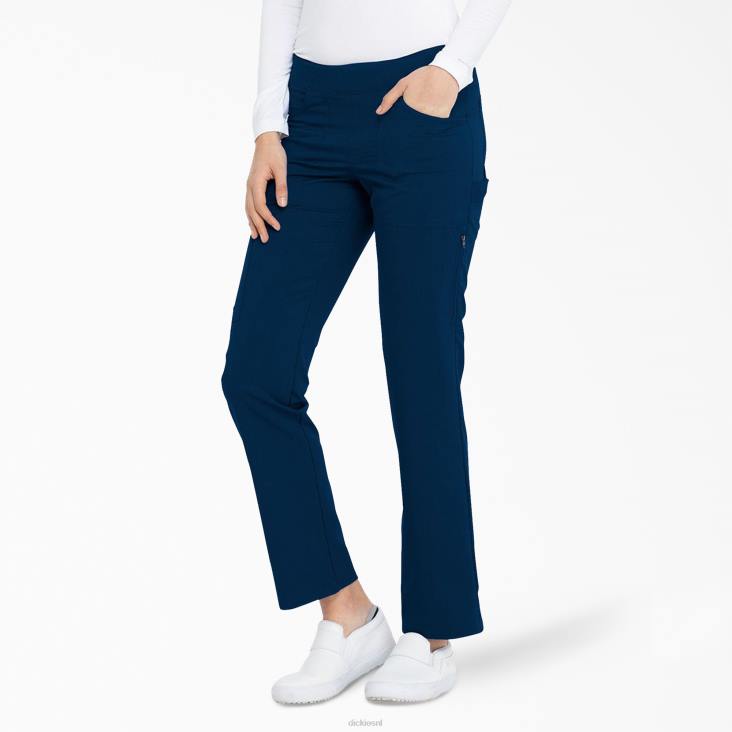 vrouwen Dickies balans taps toelopende been scrub broek marineblauw (nvy) kleding 6F0X2552