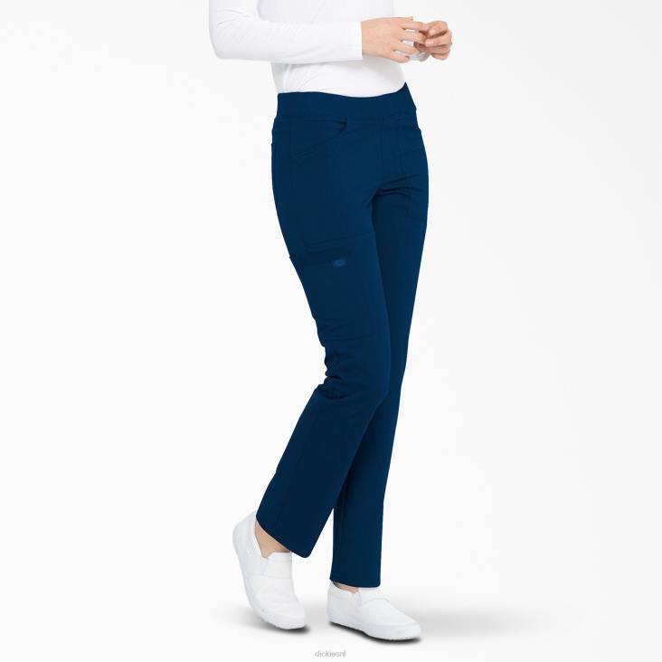 vrouwen Dickies balans taps toelopende been scrub broek marineblauw (nvy) kleding 6F0X2552