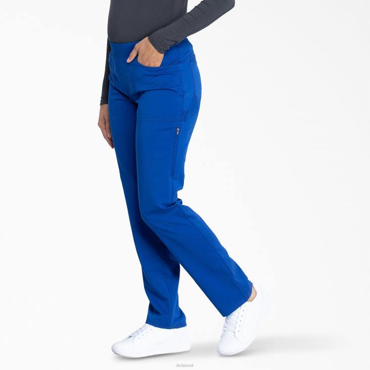 vrouwen Dickies balans taps toelopende been scrub broek melkwegblauw (gbl) kleding 6F0X2550
