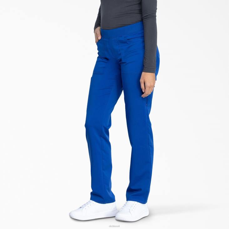 vrouwen Dickies balans taps toelopende been scrub broek melkwegblauw (gbl) kleding 6F0X2550