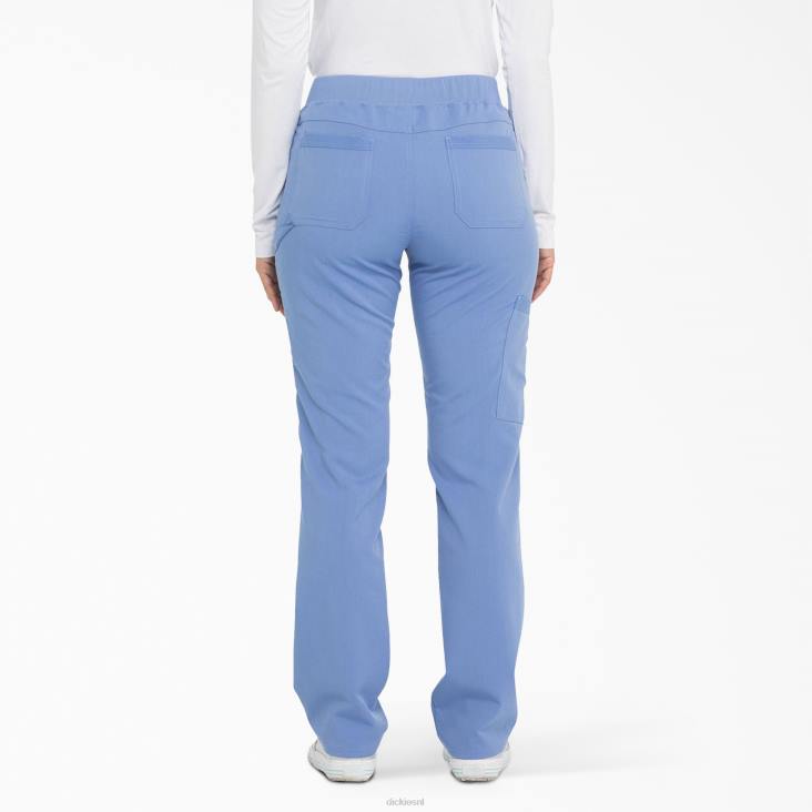 vrouwen Dickies balans taps toelopende been scrub broek plafond blauw (cbl) kleding 6F0X2545