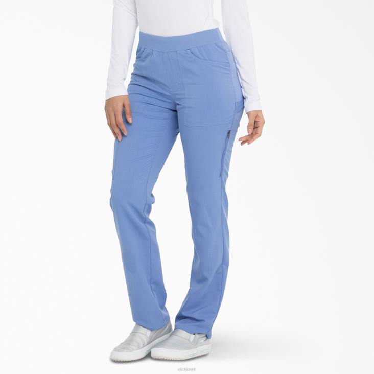 vrouwen Dickies balans taps toelopende been scrub broek plafond blauw (cbl) kleding 6F0X2545