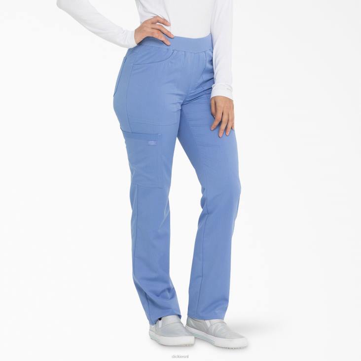 vrouwen Dickies balans taps toelopende been scrub broek plafond blauw (cbl) kleding 6F0X2545