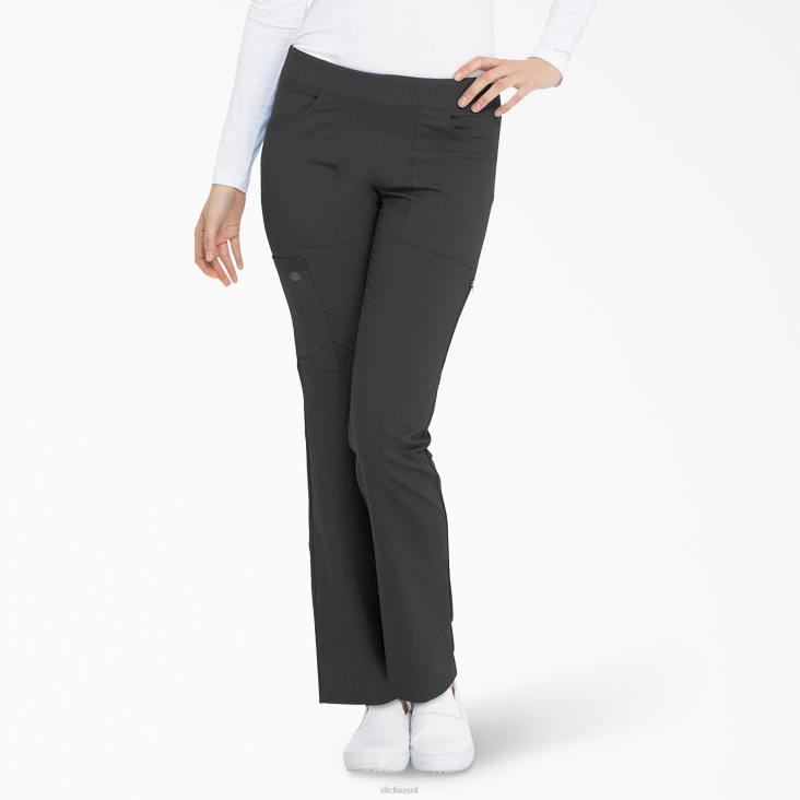 vrouwen Dickies balans taps toelopende been scrub broek tin grijs (bank) kleding 6F0X2553