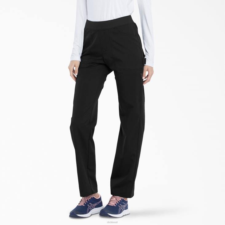 vrouwen Dickies balans taps toelopende been scrub broek zwart (zwart) kleding 6F0X2544