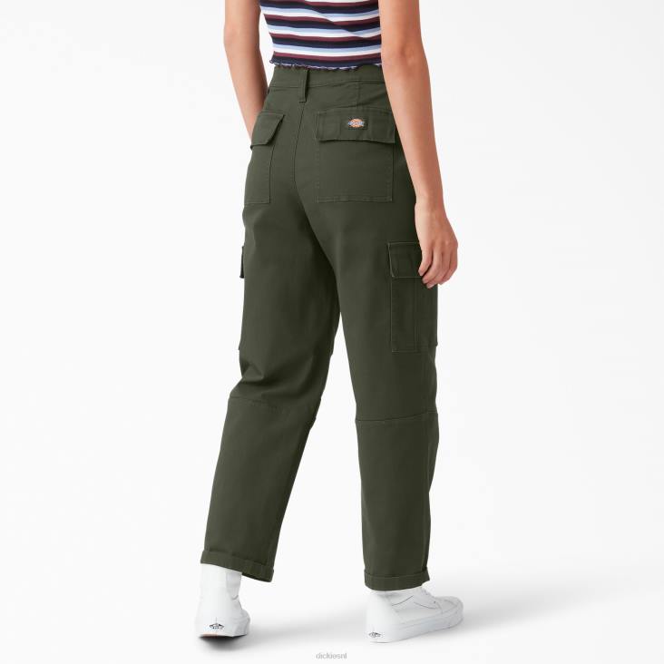vrouwen Dickies cropped cargobroek normaal kleding 6F0X1704