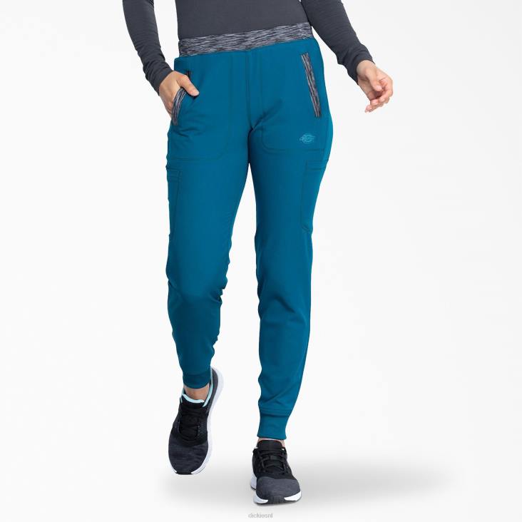 vrouwen Dickies dynamix jogger scrubbroek caribisch blauw (crb) kleding 6F0X2588