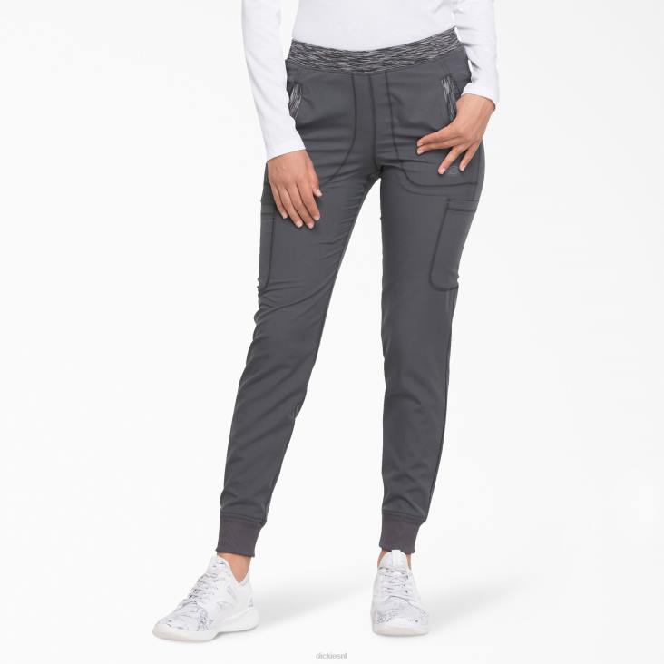 vrouwen Dickies dynamix jogger scrubbroek tin grijs (bank) kleding 6F0X2589