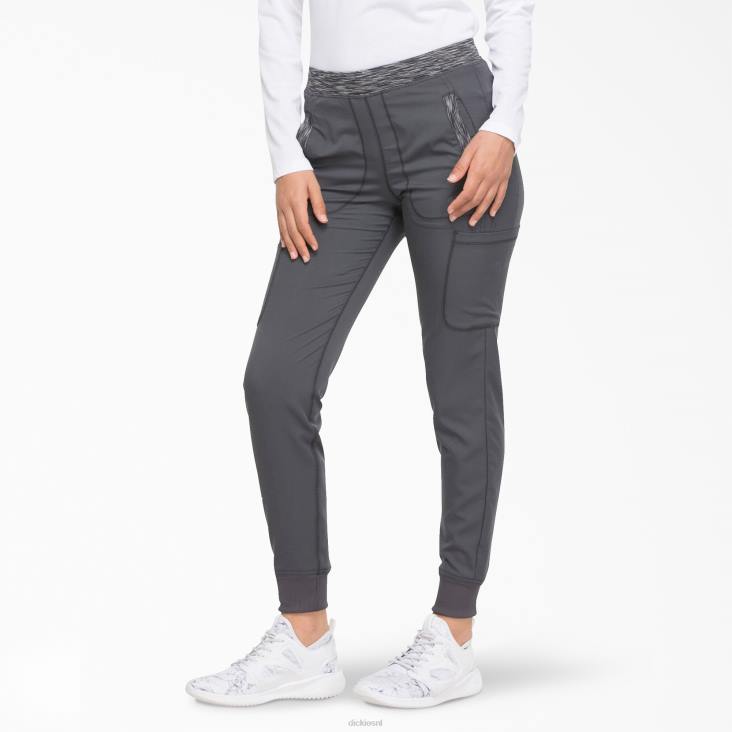 vrouwen Dickies dynamix jogger scrubbroek tin grijs (bank) kleding 6F0X2589