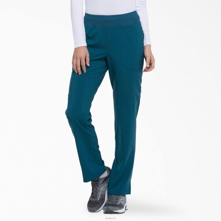 vrouwen Dickies eds essentials cargobroek met taps toelopende pijpen caribisch blauw (crb) kleding 6F0X2492