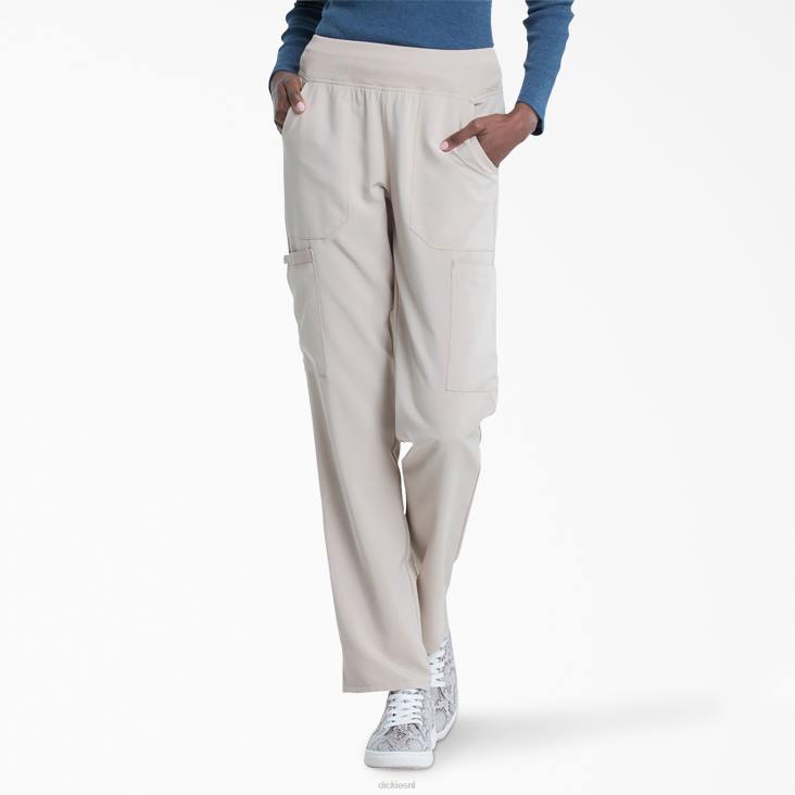 vrouwen Dickies eds essentials cargobroek met taps toelopende pijpen kaki (kh) kleding 6F0X2503
