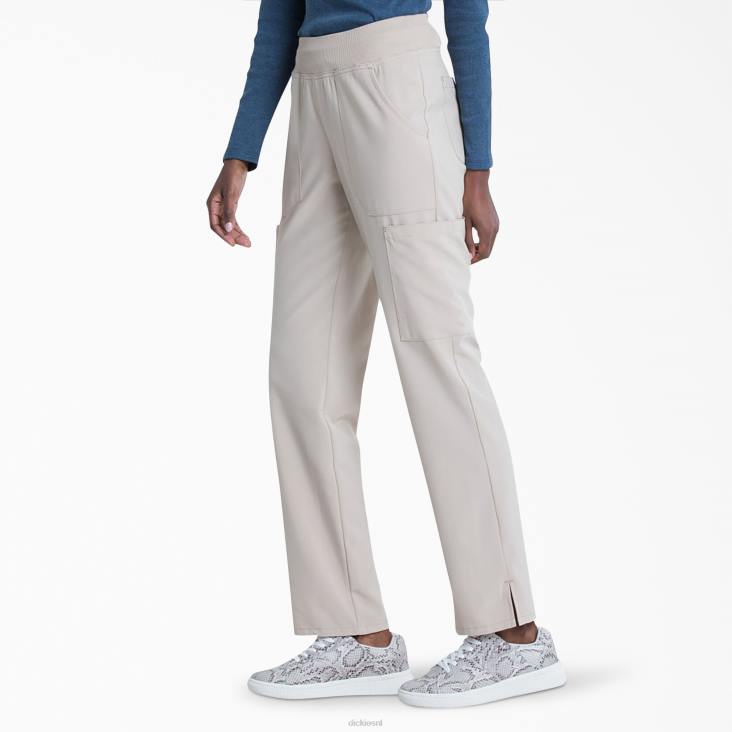 vrouwen Dickies eds essentials cargobroek met taps toelopende pijpen kaki (kh) kleding 6F0X2503