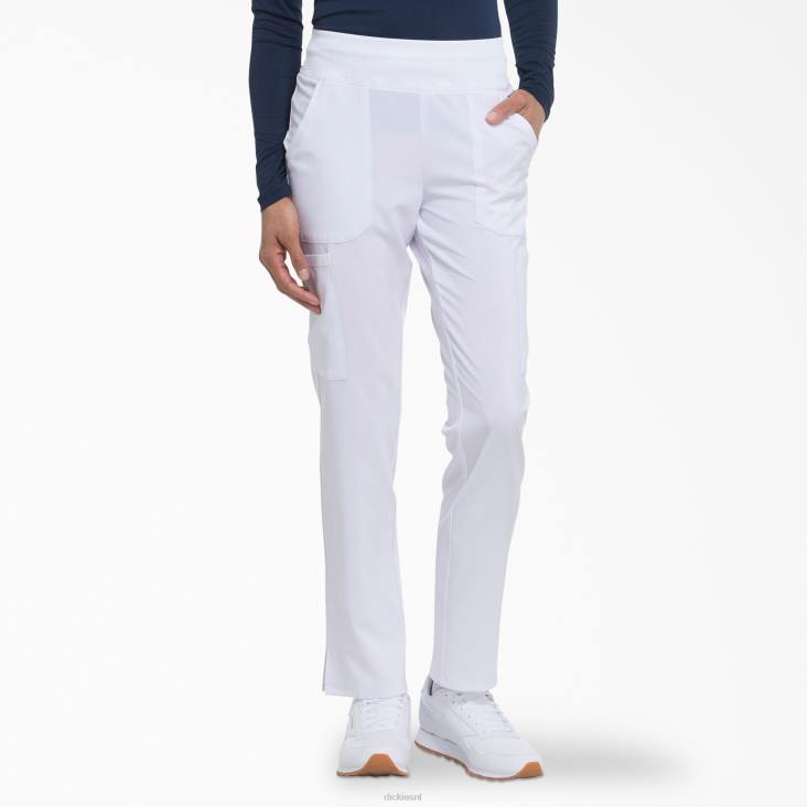 vrouwen Dickies eds essentials cargobroek met taps toelopende pijpen wit (dwh) kleding 6F0X2494