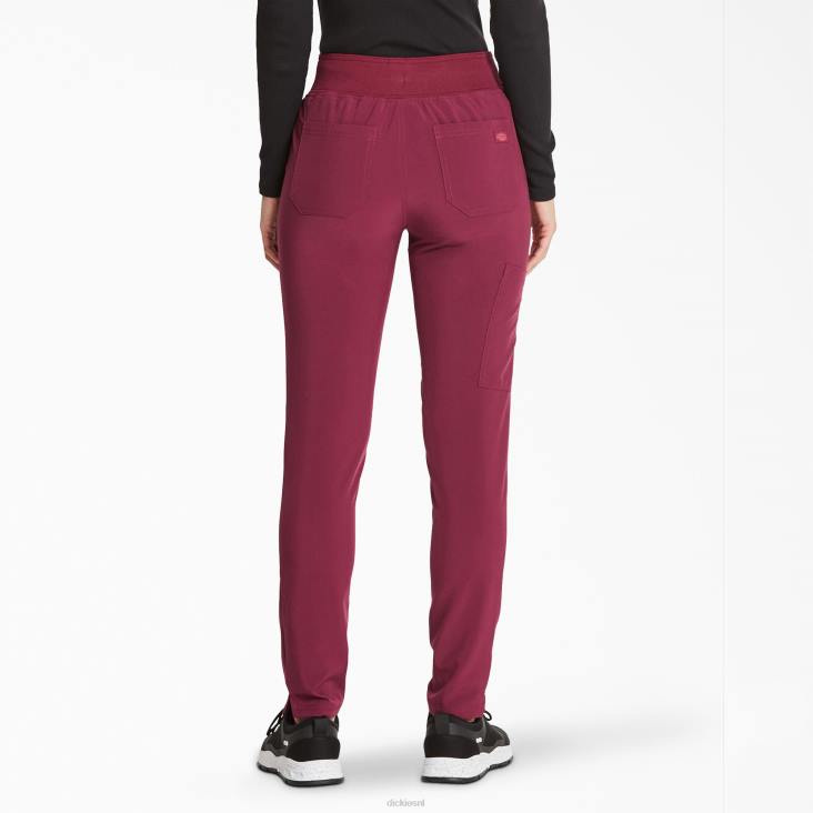 vrouwen Dickies eds essentials scrubbroek met taps toelopende pijpen wijn (winnen) kleding 6F0X2518