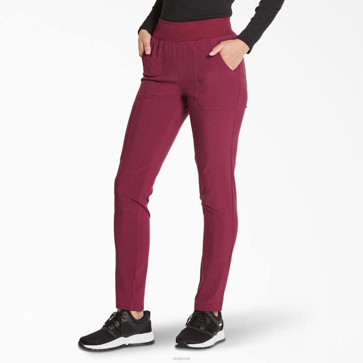 vrouwen Dickies eds essentials scrubbroek met taps toelopende pijpen wijn (winnen) kleding 6F0X2518