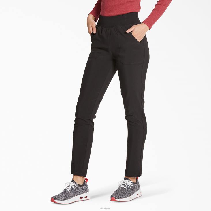 vrouwen Dickies eds essentials scrubbroek met taps toelopende pijpen zwart (zwart) kleding 6F0X2511