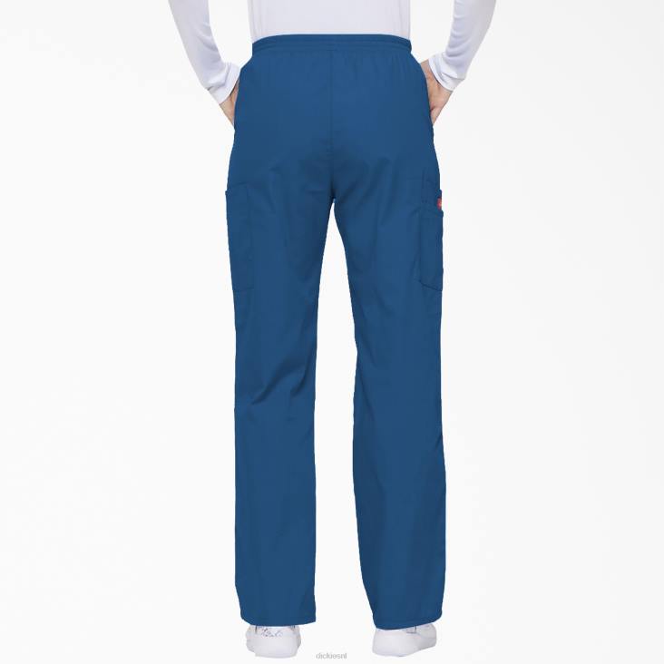 vrouwen Dickies eds kenmerkende cargo-scrubbroek met taps toelopende pijpen koningsblauw (rb) kleding 6F0X2399