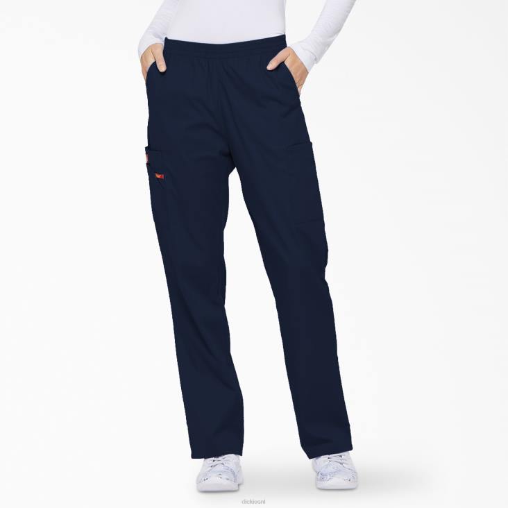vrouwen Dickies eds kenmerkende cargo-scrubbroek met taps toelopende pijpen marineblauw (nvy) kleding 6F0X2396