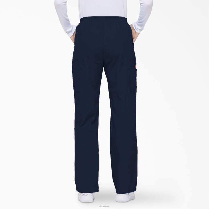 vrouwen Dickies eds kenmerkende cargo-scrubbroek met taps toelopende pijpen marineblauw (nvy) kleding 6F0X2396