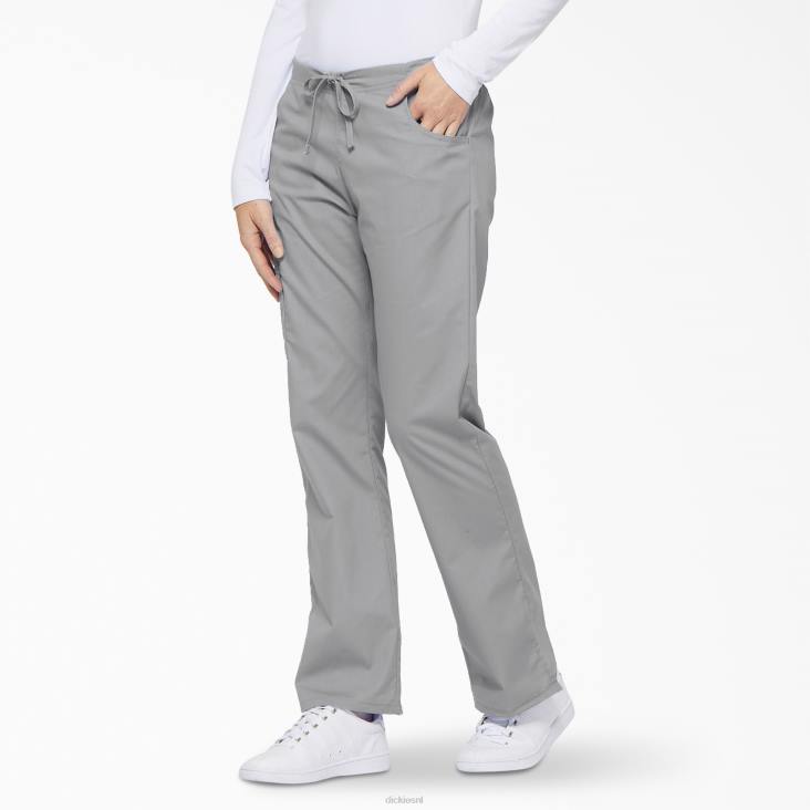 vrouwen Dickies eds kenmerkende cargobroek met uitlopende pijpen grijs (gy) kleding 6F0X2527
