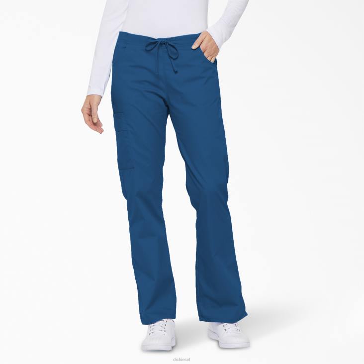 vrouwen Dickies eds kenmerkende cargobroek met uitlopende pijpen koningsblauw (rb) kleding 6F0X2533