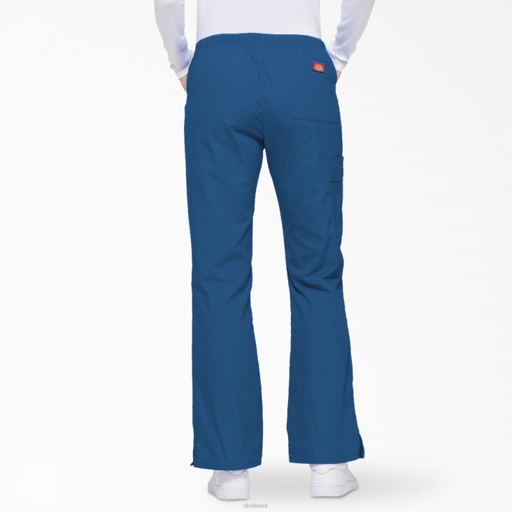 vrouwen Dickies eds kenmerkende cargobroek met uitlopende pijpen koningsblauw (rb) kleding 6F0X2533