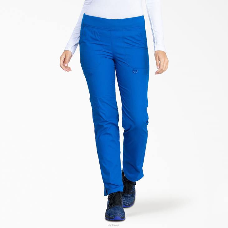 vrouwen Dickies eds kenmerkende scrubbroek met taps toelopende pijpen koningsblauw (rb) kleding 6F0X2606