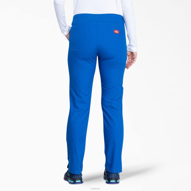 vrouwen Dickies eds kenmerkende scrubbroek met taps toelopende pijpen koningsblauw (rb) kleding 6F0X2606