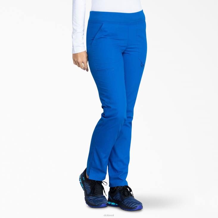 vrouwen Dickies eds kenmerkende scrubbroek met taps toelopende pijpen koningsblauw (rb) kleding 6F0X2606