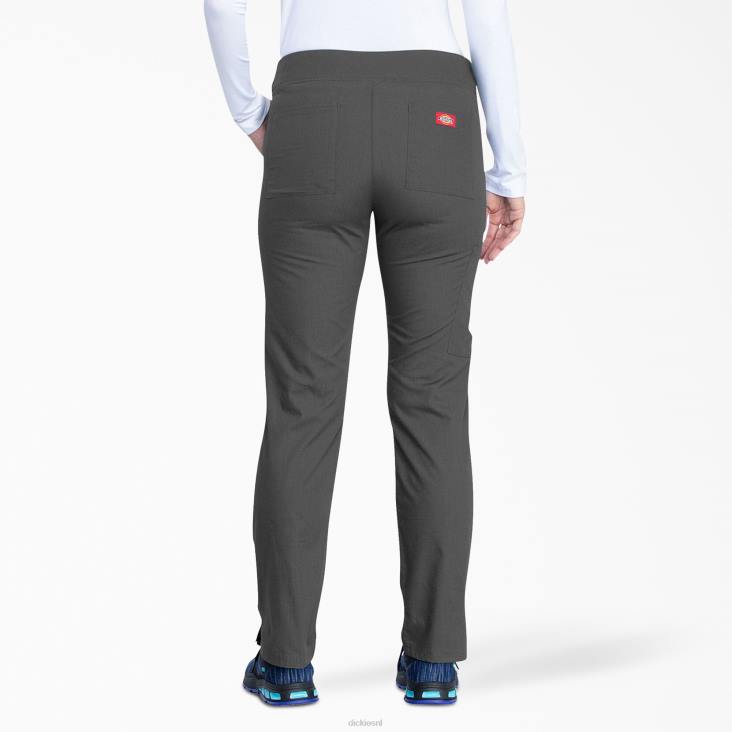 vrouwen Dickies eds kenmerkende scrubbroek met taps toelopende pijpen tin grijs (bank) kleding 6F0X2605