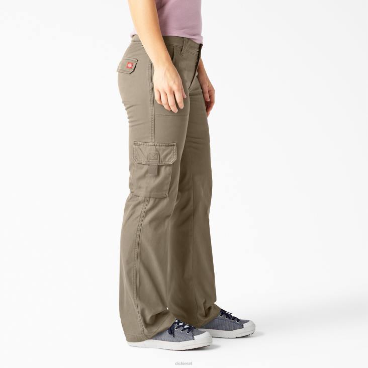 vrouwen Dickies relaxte cargobroek met rechte pijpen normaal kleding 6F0X1732
