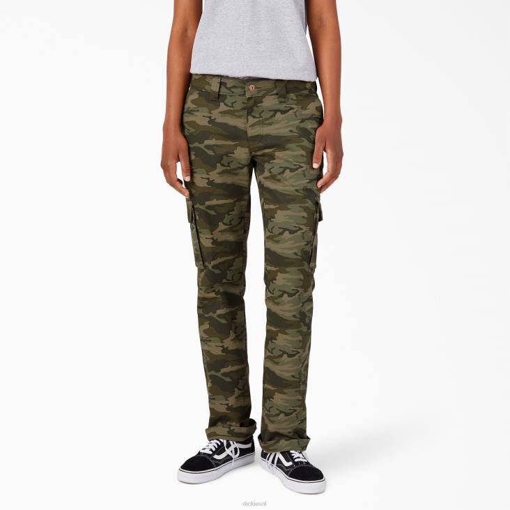 vrouwen Dickies relaxte stretch cargobroek normaal kleding 6F0X1744