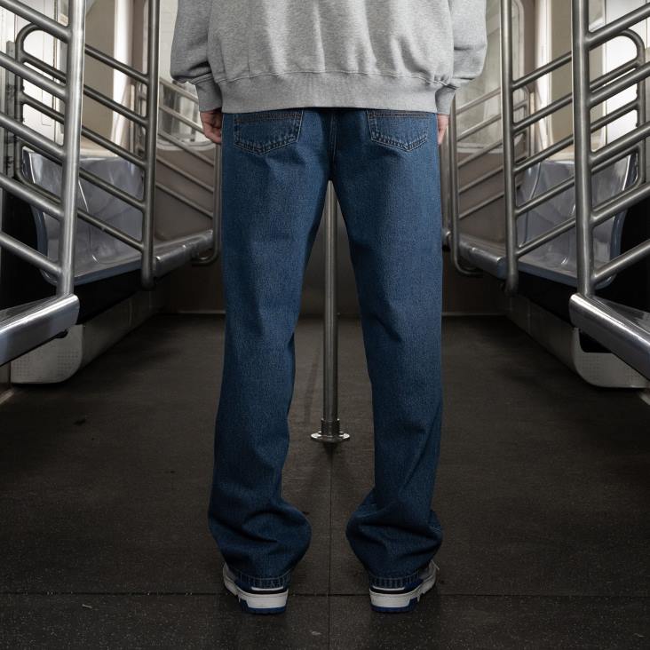 Heren Dickies Jake hayes jeans met relaxte pasvorm stonewashed vintage blauw (wvb) kleding 6F0X52