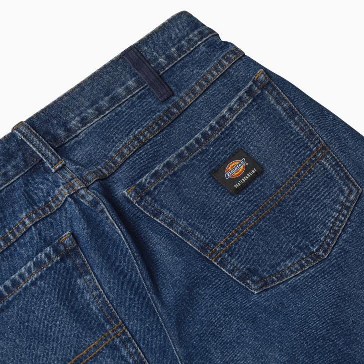 Heren Dickies Jake hayes jeans met relaxte pasvorm stonewashed vintage blauw (wvb) kleding 6F0X52