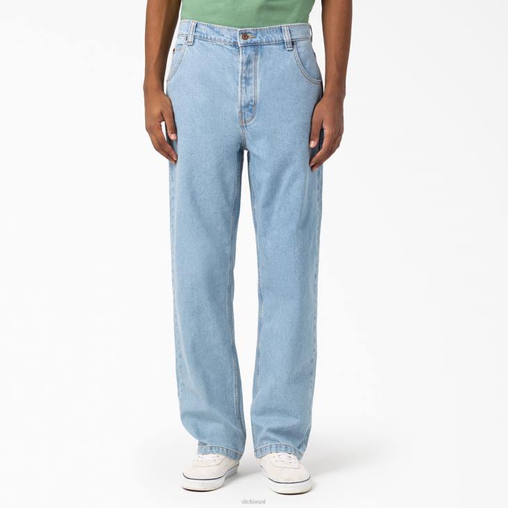 Heren Dickies losvallende jeans van thomasville licht denim (ltd) kleding 6F0X218