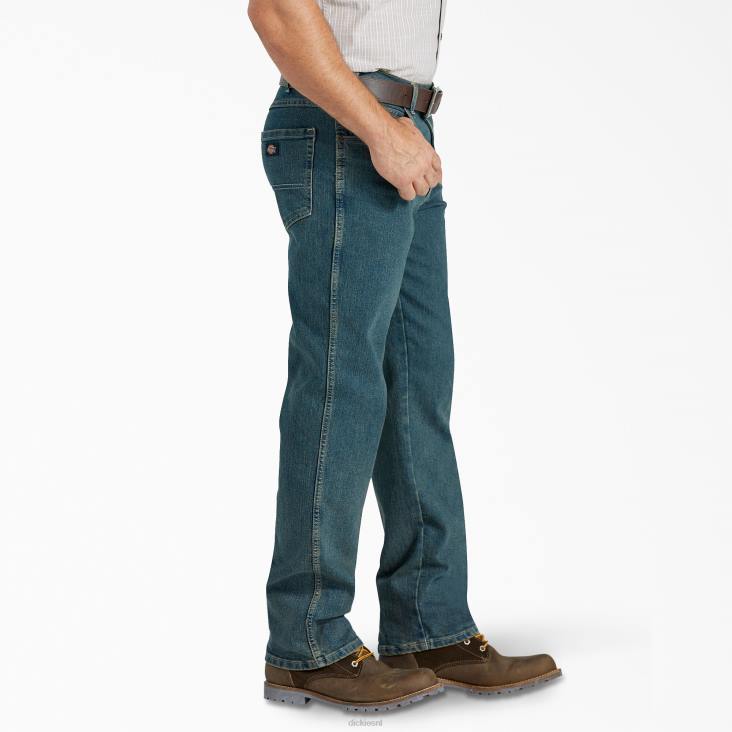Heren Dickies relaxte jeans met actieve taille erfgoed getint kaki (thk) kleding 6F0X226