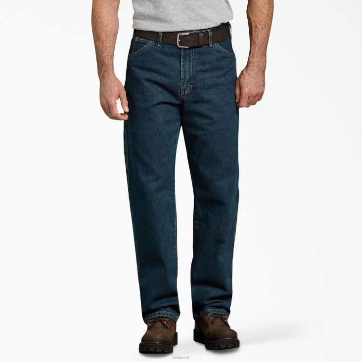 Heren Dickies relaxte zware timmermansjeans erfgoed getint kaki (thk) kleding 6F0X79