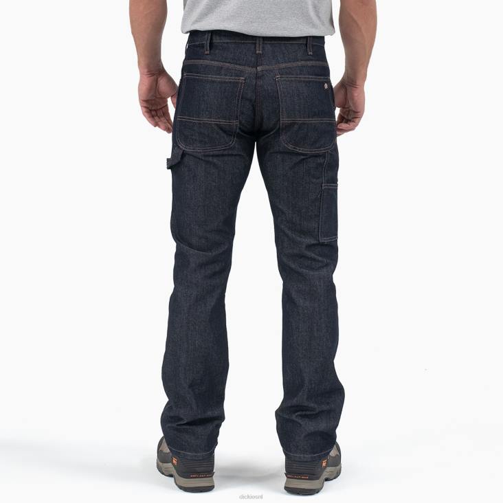 Heren Dickies timmermansjeans met normale pasvorm gespoeld indigoblauw (rnb) kleding 6F0X291