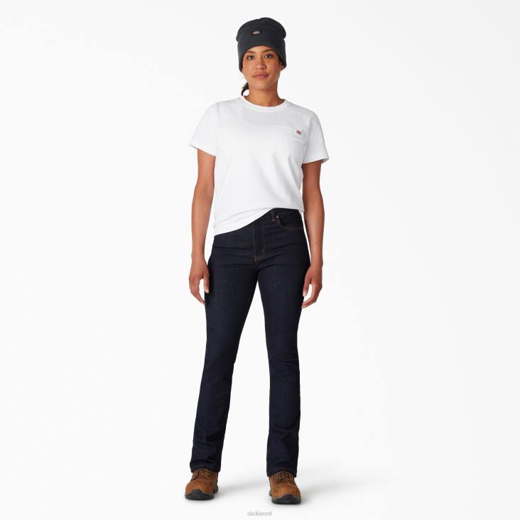 vrouwen Dickies perfect gevormde bootcut jeans met hoge taille normaal kleding 6F0X1887