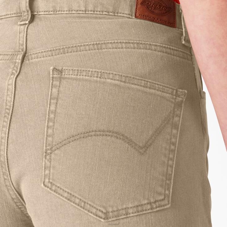 vrouwen Dickies perfect gevormde bootcut jeans met hoge taille normaal kleding 6F0X1888