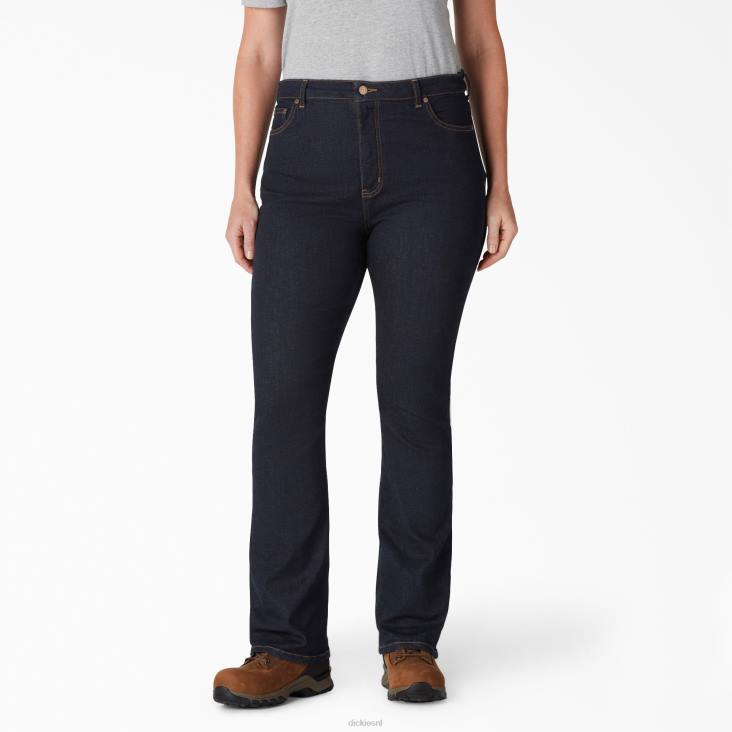 vrouwen Dickies plus perfect gevormde bootcut jeans met hoge taille normaal kleding 6F0X1878