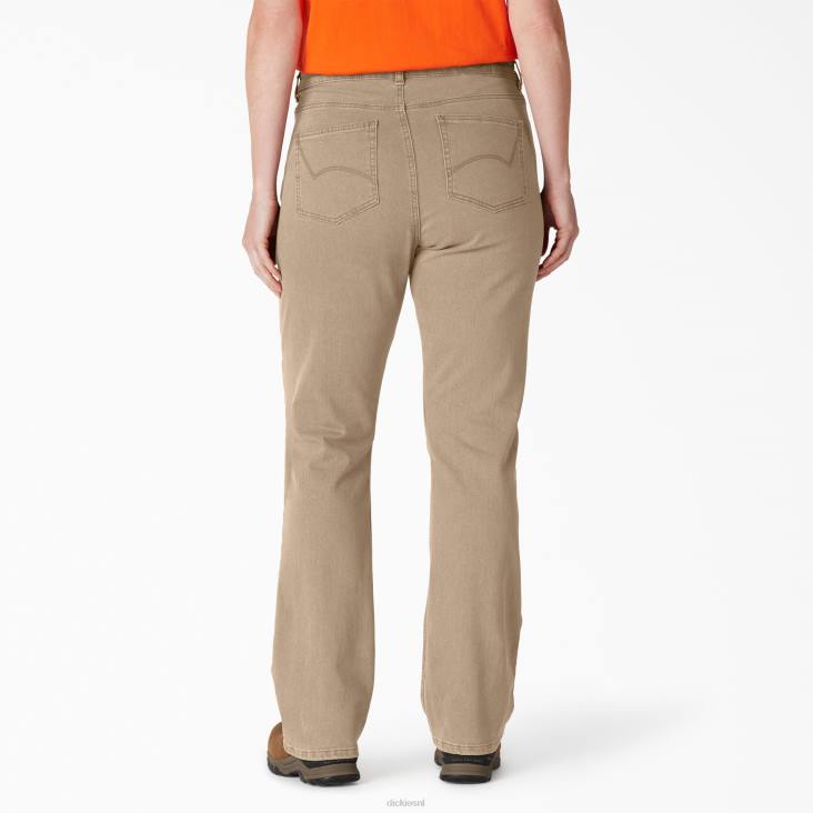 vrouwen Dickies plus perfect gevormde bootcut jeans met hoge taille normaal kleding 6F0X1879