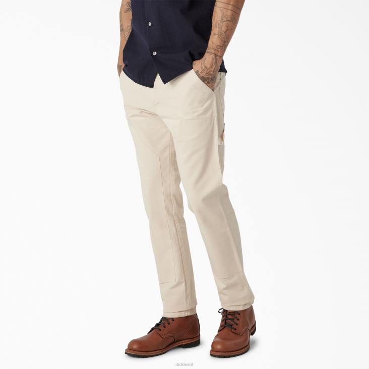 Heren Dickies 1922 dubbele kniebroek gespoeld naturel (rnt) kleding 6F0X222