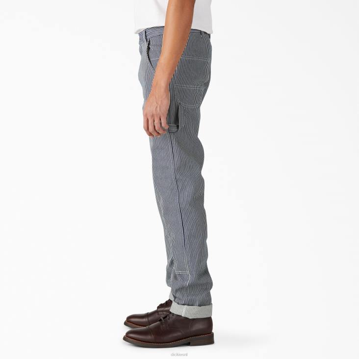 Heren Dickies 1922 dubbele kniebroek hickory streep (hs) kleding 6F0X219