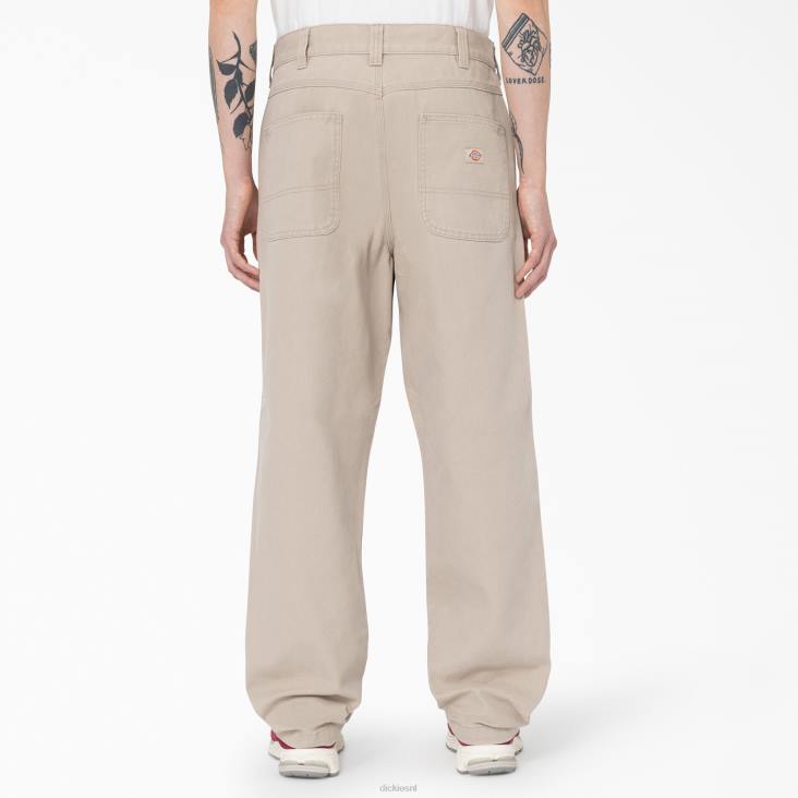 Heren Dickies Thorsby utility-broek met dubbele voorkant zandsteen (ss) kleding 6F0X295