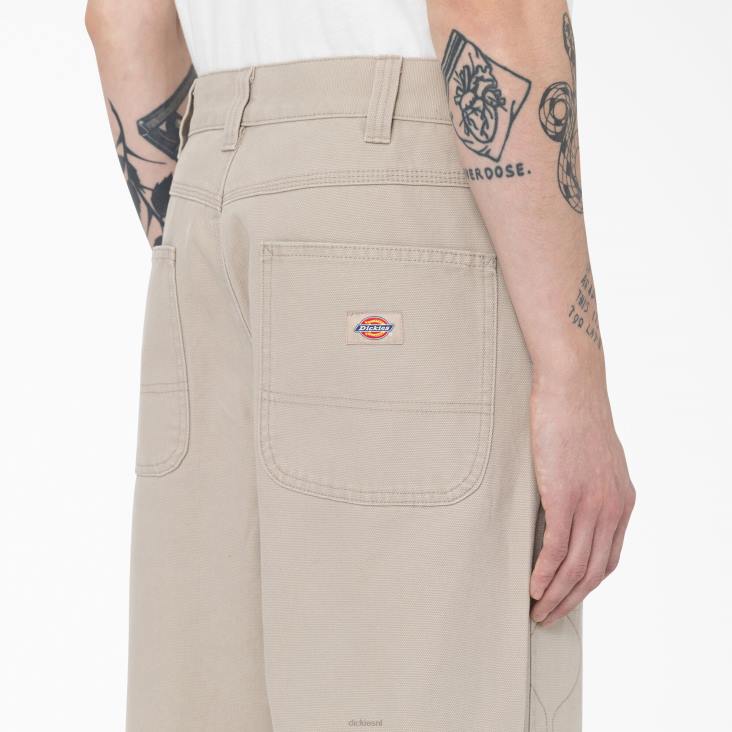 Heren Dickies Thorsby utility-broek met dubbele voorkant zandsteen (ss) kleding 6F0X295
