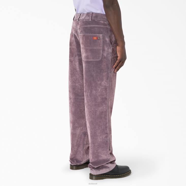 Heren Dickies openingsceremonie flock dubbele knie utility jeans lila (lc) kleding 6F0X284
