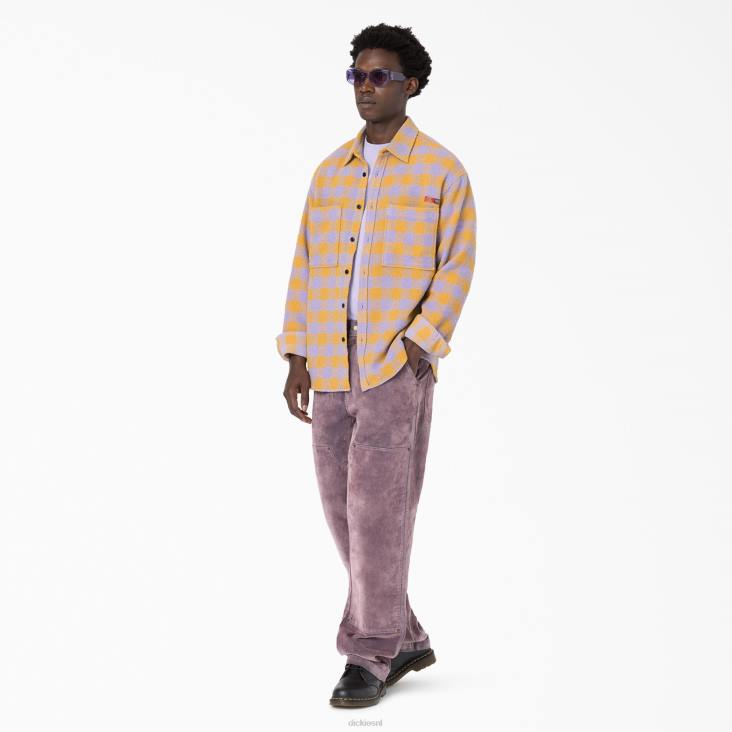 Heren Dickies openingsceremonie flock dubbele knie utility jeans lila (lc) kleding 6F0X284