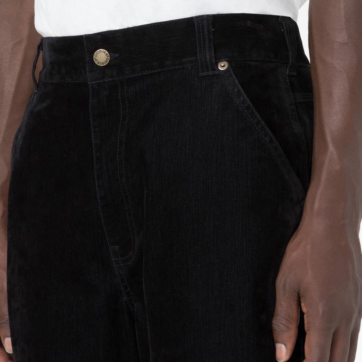 Heren Dickies openingsceremonie flock dubbele knie utility jeans zwart (bkx) kleding 6F0X283