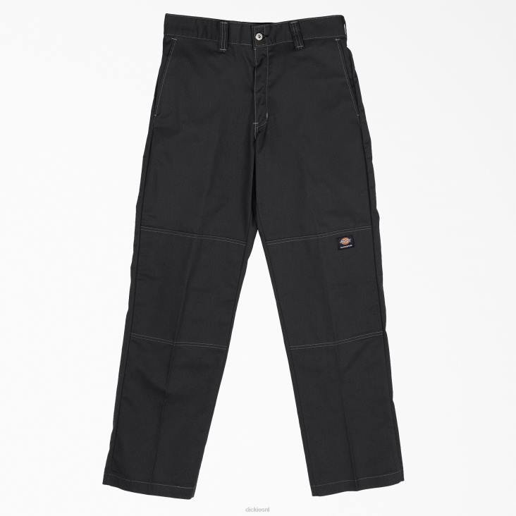 Heren Dickies skateboarden dubbele knie broek zwart (bk) kleding 6F0X161